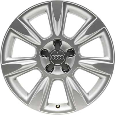 Audi 7 Spoke [A4 8K] Diamond Silver Alloy Wheel Product Image #1