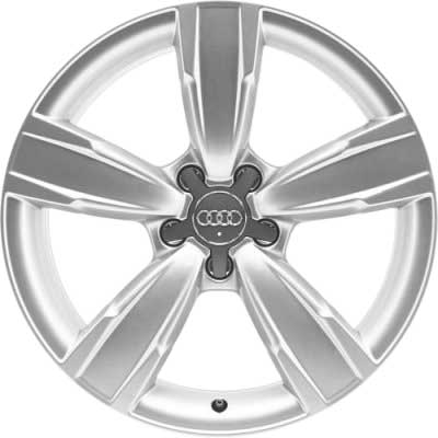 Audi 5 Spoke [A4 8K] Diamond Silver Alloy Wheel Product Image #1
