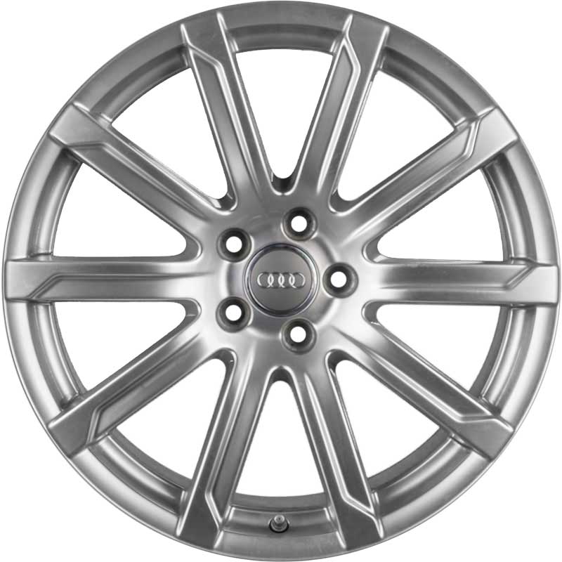Audi 10 Spoke [A4 8K] Diamond Silver Alloy Wheel Product Image #1