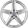Audi 5 Spoke [A4 8K] Diamond Silver Wheel Img 1