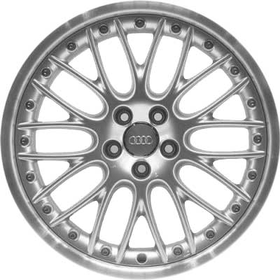 Audi 20 Spoke [A4 8K] Silver Alloy Wheel Product Image #1