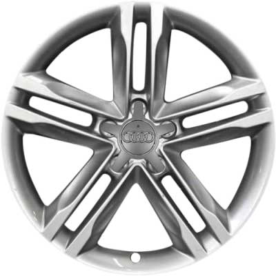 Audi 5 Twin Spoke [A4 8K] Royal Silver Alloy Wheel Product Image #1