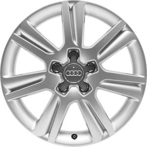 Audi 7 Arm [A4 8K] Diamond Silver Alloy Wheel for Audi A4 & S4 B8 (8K) - Sizes 17in