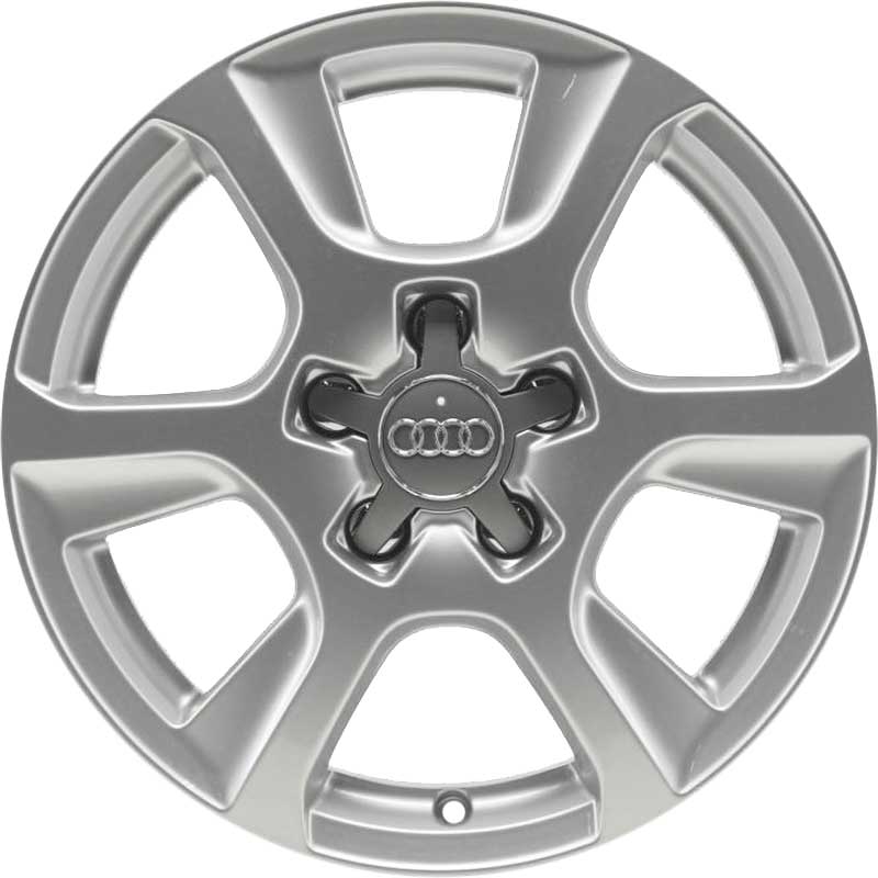 Audi 6 Arm Design [A4 8K] Diamond Silver Alloy Wheel Product Image #1