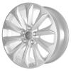 Audi 10 Spoke [A4 8K] Diamond Silver Wheel Img 2