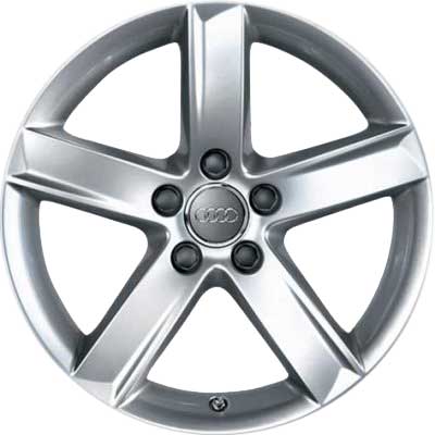 Audi 5 Spoke [A3 8P] Diamond Silver Alloy Wheel Product Image #1