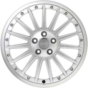 Audi Calito Silver Rim Lip Polished Alloy Wheel - Sizes 18in