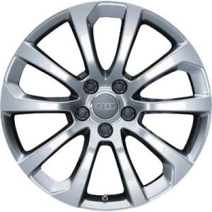 18" Audi 10 Spoke [A3 8P] Royal Silver alloy wheel
