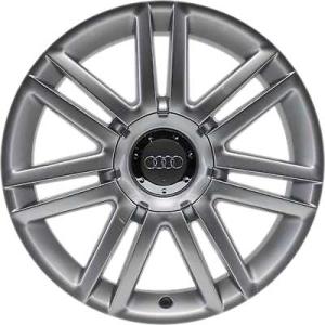 18" Audi 7 Twin Spoke [A3 8P] Diamond Silver alloy wheel