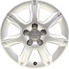 Audi 7 Spoke [A3 8P] Diamond Silver Wheel Img 1