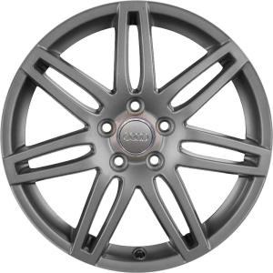 Grey Audi 7 Double Spoke alloy wheel