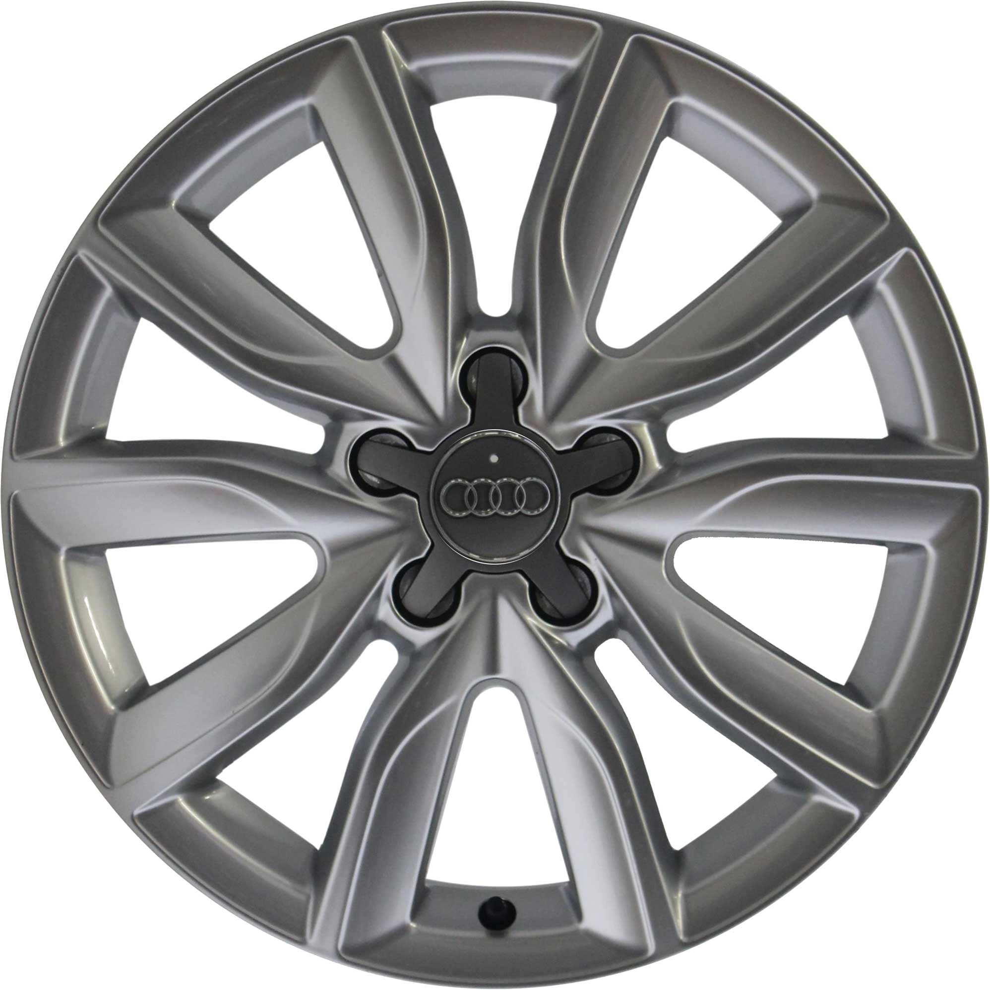 Audi 10 V Spoke [A3 8P] Diamond Silver Alloy Wheel Product Image #1