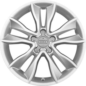 Audi 5 Spoke Kinetic [A3 8P] Diamond Silver Alloy Wheel for Audi A3 & S3 8P - Sizes 17in