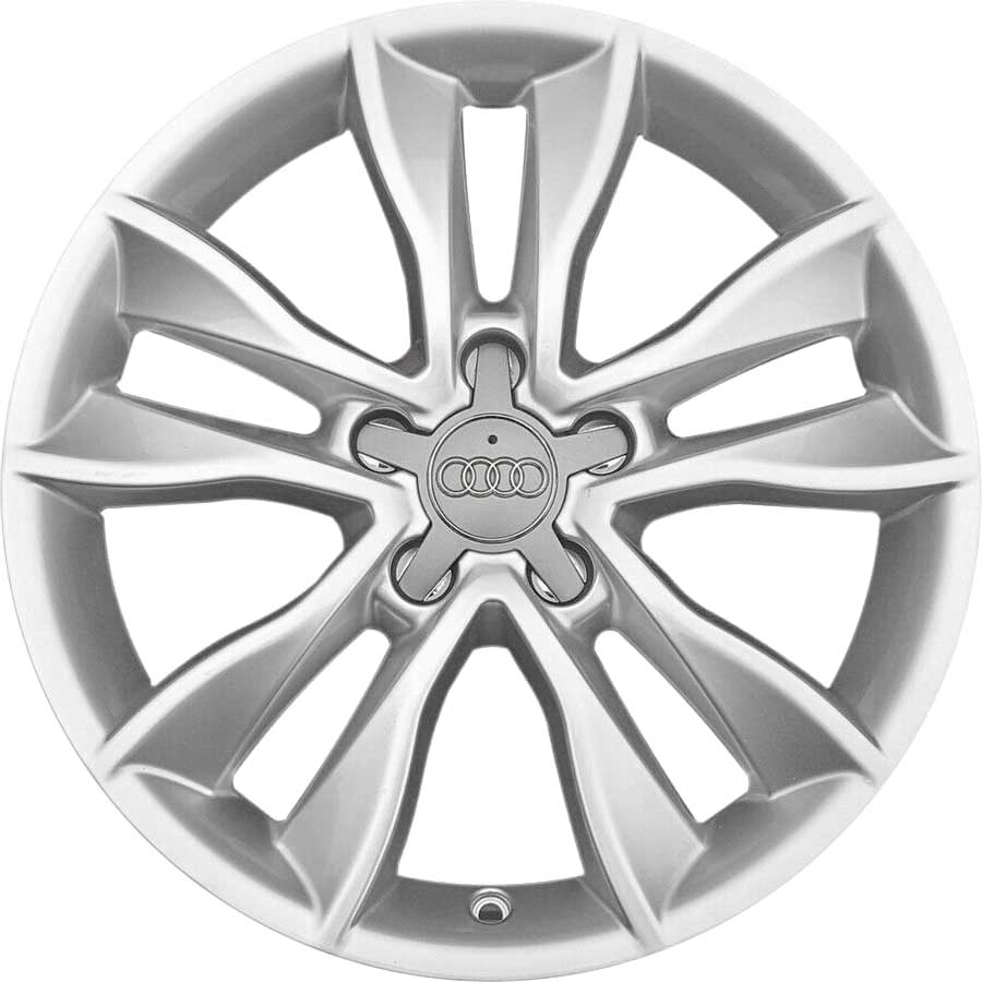 Audi 5 Spoke Kinetic [A3 8P] Diamond Silver Alloy Wheel Product Image #1