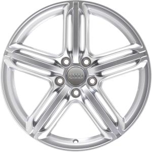 18" Audi 5 Segment Spoke [A3 8P] Silver alloy wheel