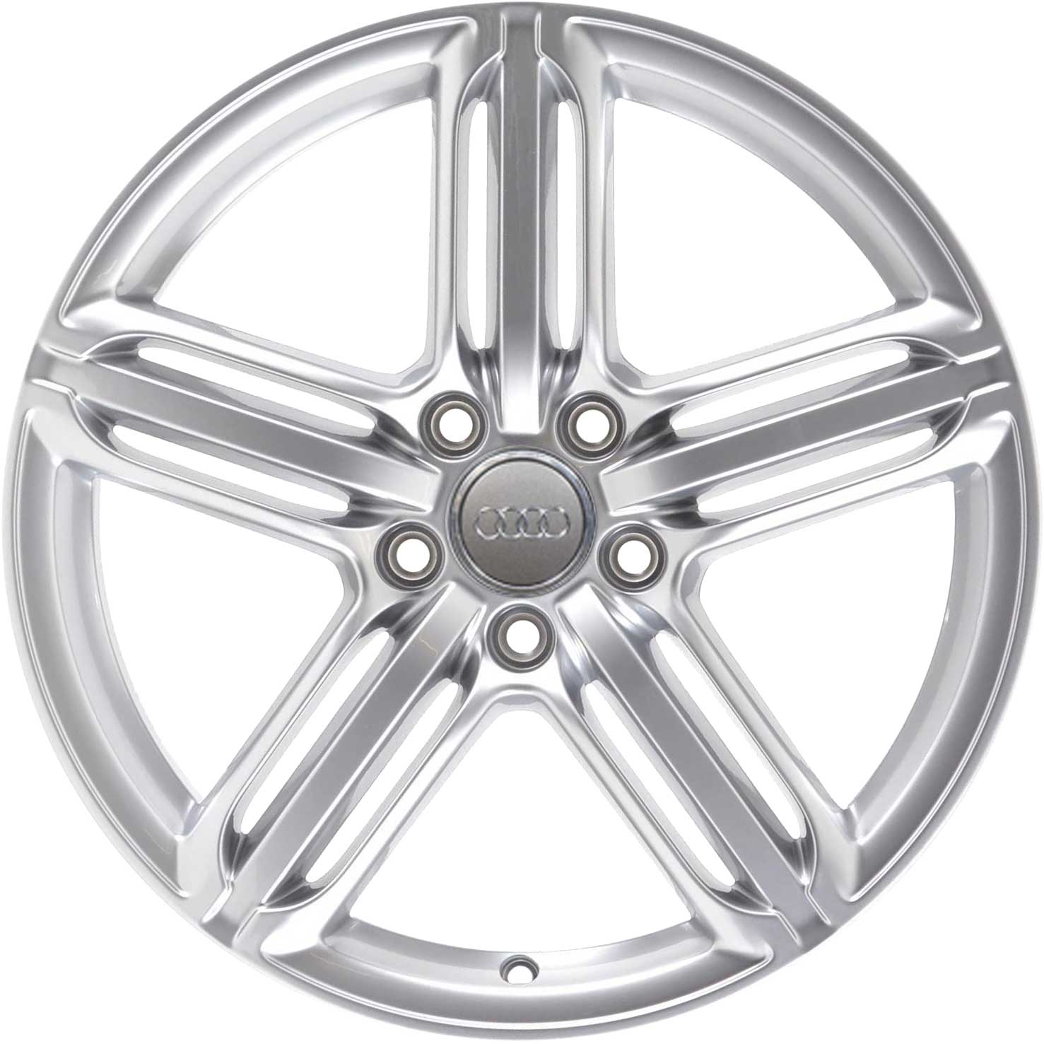 Audi 5 Segment Spoke [A3 8P] Silver Alloy Wheel Product Image #1