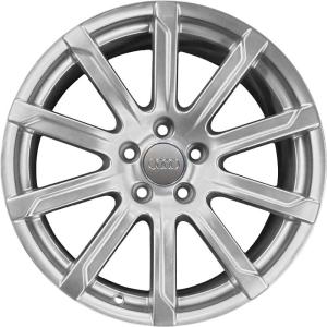 Audi 10 Spoke [A3 8P] Silver Alloy Wheel for Audi A3 & S3 8P - Sizes 17in