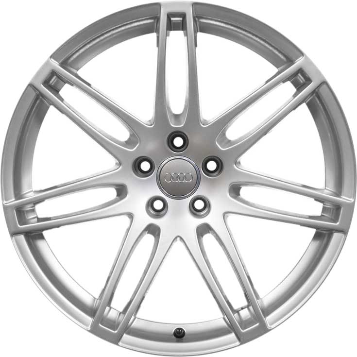 Audi 7 Double Spoke [A3 8P] Silver Alloy Wheel Product Image #1