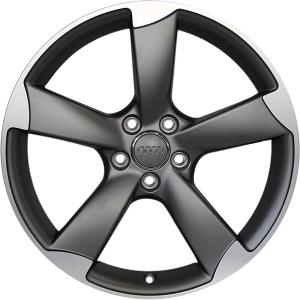 Audi 5 Arm Rotor [A3 8P] Titanium Grey with Diamond Cut Alloy Wheel for Audi RS3 8P - Sizes 19in
