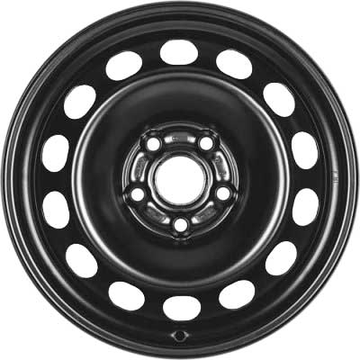 Audi Steel Rally Black Alloy Wheel Product Image #1