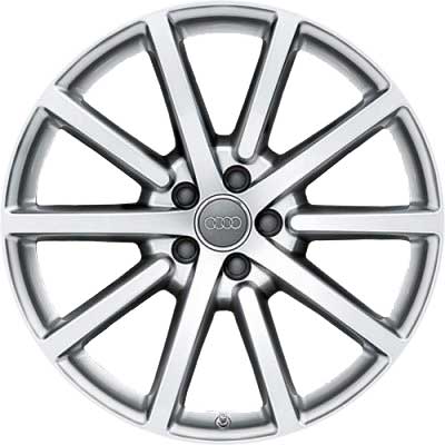 Audi 10 Spoke [Q5 8R] Diamond Silver Alloy Wheel Product Image #1