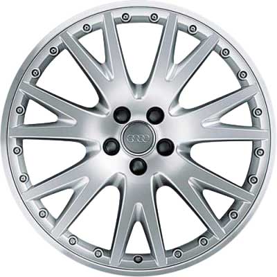 Audi 14 Spoke [Q5 8R] Diamond Silver Alloy Wheel Product Image #1