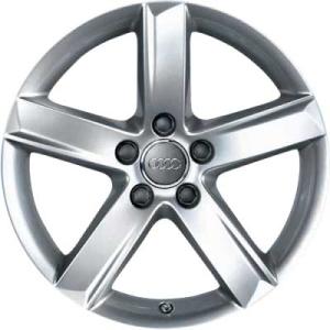 Audi 5 Spoke [Q5 8R] Diamond Silver Alloy Wheel for Audi Q5 & SQ5 8R - Sizes 17in, 18in, 19in, 20in