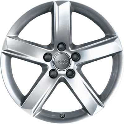 Audi 5 Spoke [Q5 8R] Diamond Silver Alloy Wheel Product Image #1