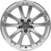 Audi 5 Twin Spoke [Q5 8R] Diamond Silver Wheel Img 1