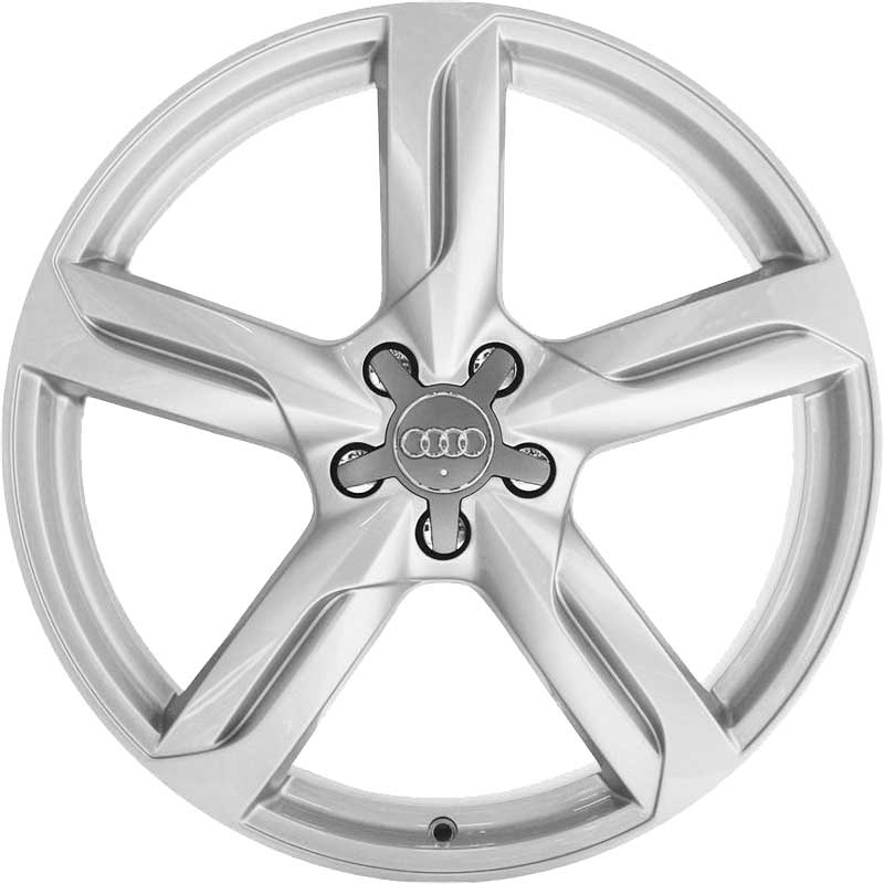 Audi 5 Star Spoke [Q5 8R] Diamond Silver Alloy Wheel Product Image #1