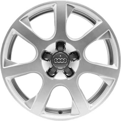 Audi 7 Spoke [Q5 8R] Diamond Silver Alloy Wheel Product Image #1