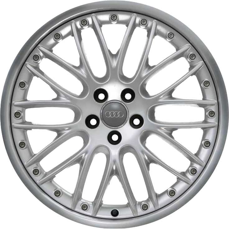Audi 20 Spoke [Q5 8R] Diamond Silver Alloy Wheel Product Image #1