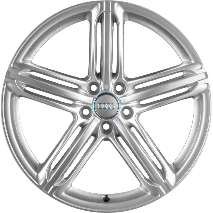 Audi 5 Segment Spoke [Q5 8R] Silver Alloy Wheel Product Image #1