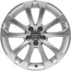 Audi 5 Twin Spoke [Q5 8R] Diamond Silver Wheel Img 1