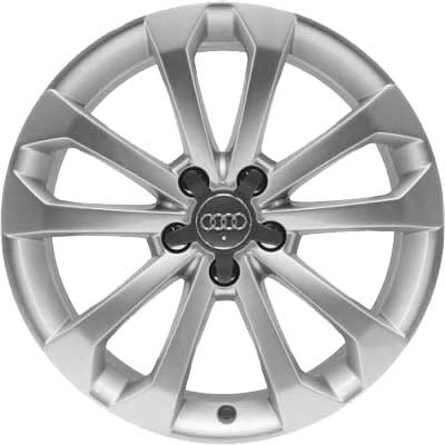 Audi 5 Twin Spoke [Q5 8R] Diamond Silver Alloy Wheel Product Image #1