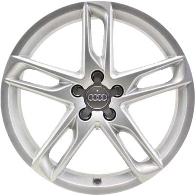 Audi 5 V Twin Spoke [Q5 8R] Diamond Silver Alloy Wheel Product Image #1