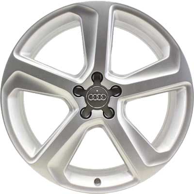 Audi 5 Spoke [Q5 8R] Diamond Silver Alloy Wheel Product Image #1