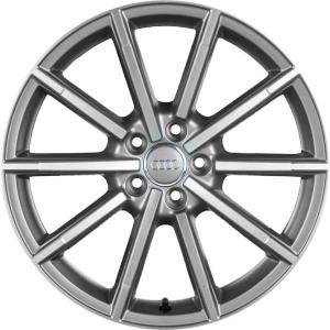 Grey Audi 10 Spoke alloy wheel