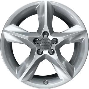Audi 5 Spoke [Q5 8R] Diamond Silver Alloy Wheel for Audi A6 & S6 C7 (4G) - Sizes 18in
