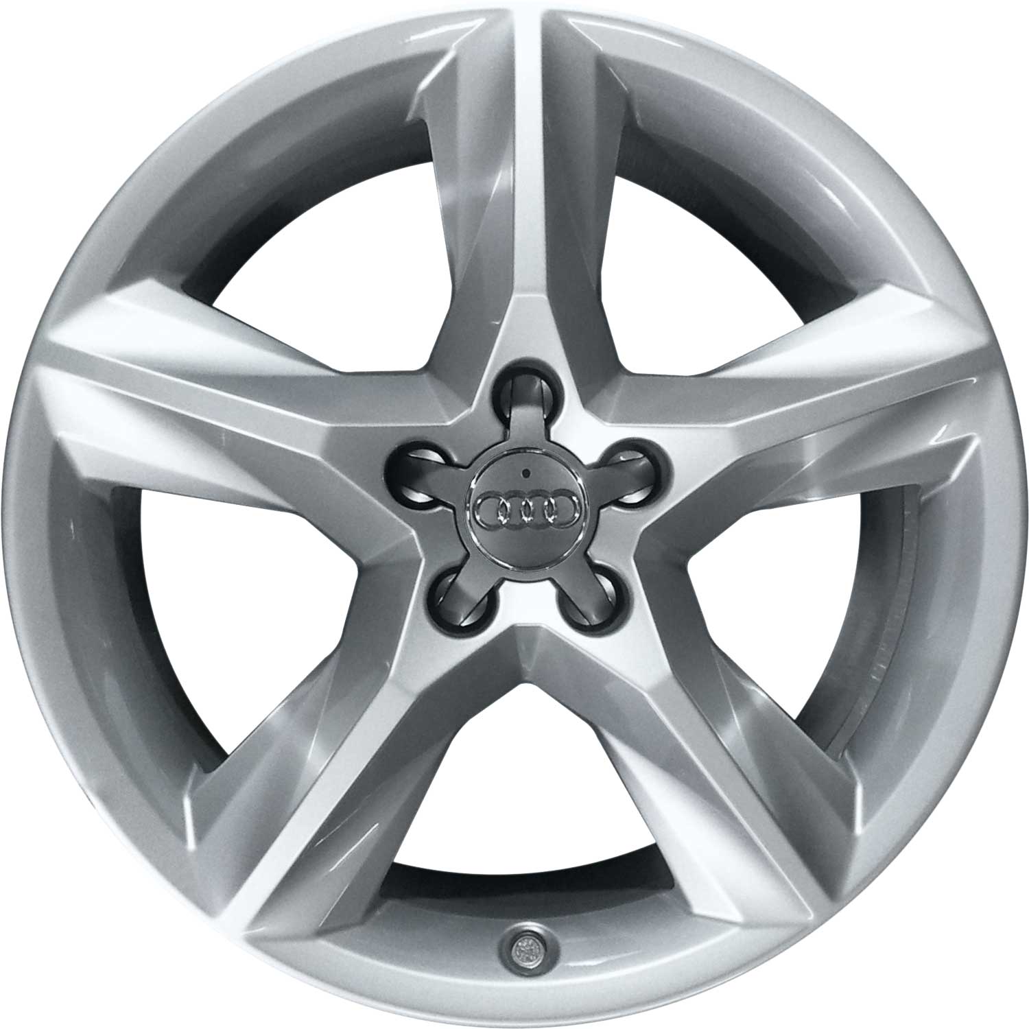 Audi 5 Spoke [Q5 8R] Diamond Silver Alloy Wheel Product Image #1