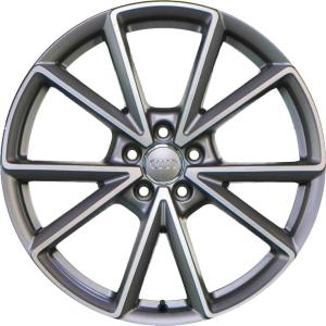 Audi 5 V Spoke [Q5 8R] Titanium Grey with Diamond Cut Alloy Wheel for Audi Q5 & SQ5 8R - Sizes 20in