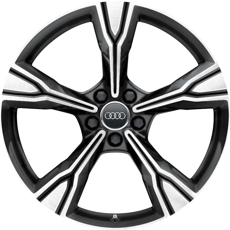 Audi 5 Arm Rima [TT 8S] Matt Black Alloy Wheel Product Image #1