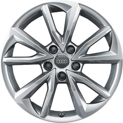 Audi 5 Arm Falx [TT 8S] Diamond Silver Alloy Wheel Product Image #1