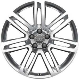 18" Audi 7 Double Spoke [TT 8S] Galvano Silver alloy wheel