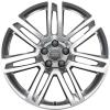 Audi 7 Double Spoke [TT 8S] Galvano Silver Wheel Img 1