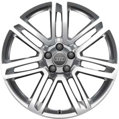 Audi 7 Double Spoke [TT 8S] Galvano Silver Alloy Wheel Product Image #1