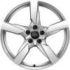 Audi 5 Arm Polygon [TT 8S] Galvano Silver Wheel Img 1