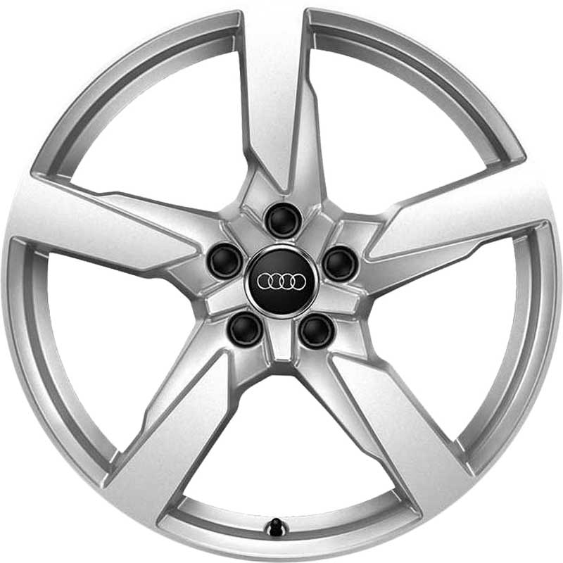Audi 5 Arm Polygon [TT 8S] Galvano Silver Alloy Wheel Product Image #1