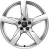 Audi 5 Arm Polygon [TT 8S] Galvano Silver Wheel Img 1
