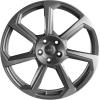 Audi 7 Spoke Rotor [TT 8S] Titanium Grey with Diamond Cut Wheel Img 1
